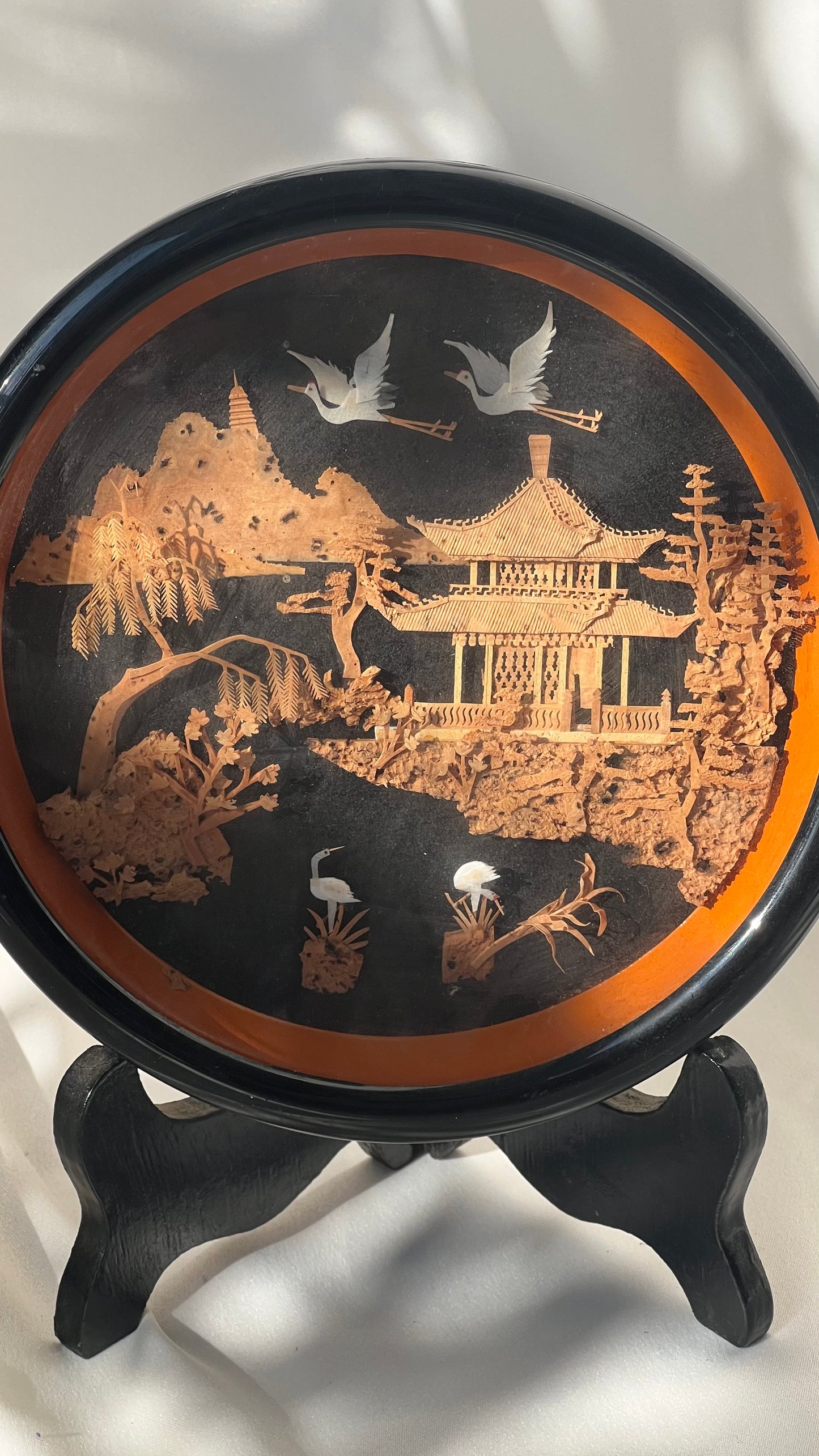 Asia landscape plate | צלחת נופי אסיה