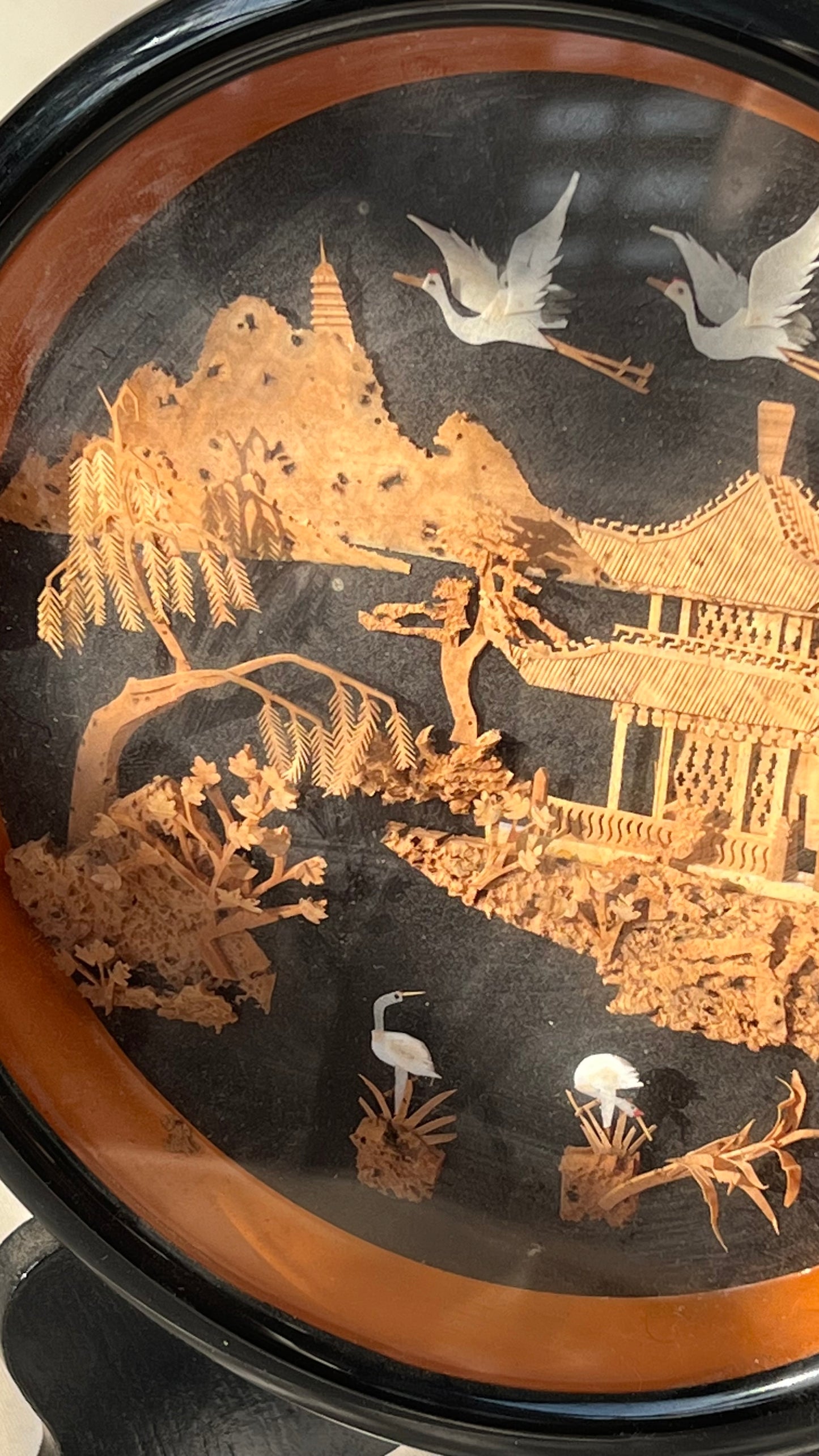 Asia landscape plate | צלחת נופי אסיה