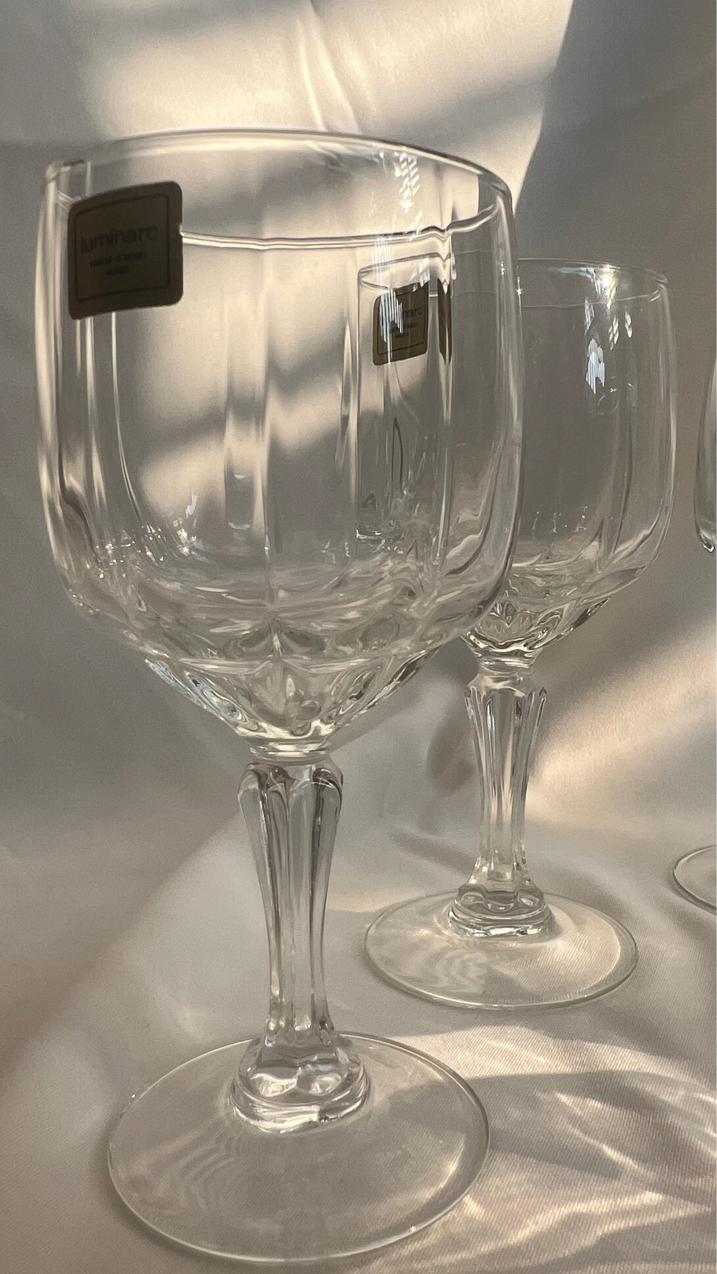 Luminarc wine glasses | כוסות יין לומינאר