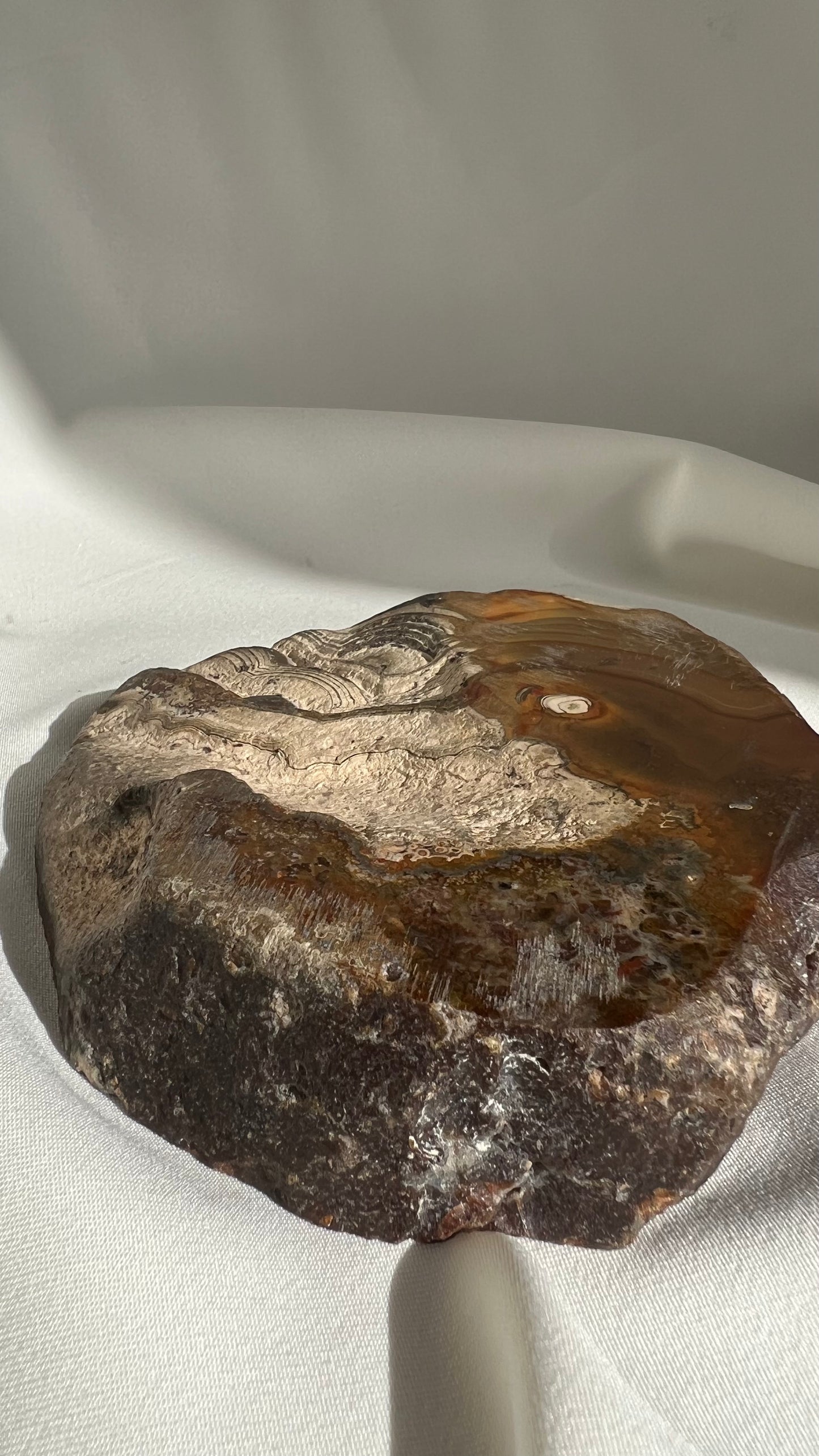 Agate crystal ashtray | מאפרת קריסטל אגת