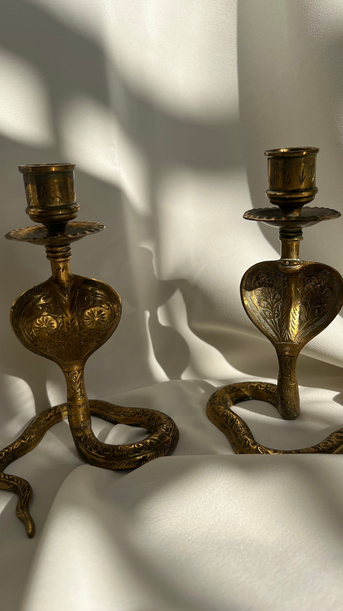 Cobra candlesticks | פמוטי קוברה