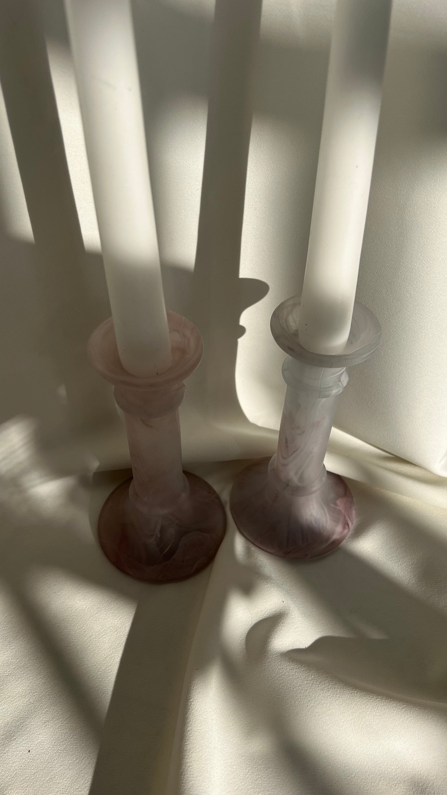 Pastel candlesticks | פמוטי פסטל