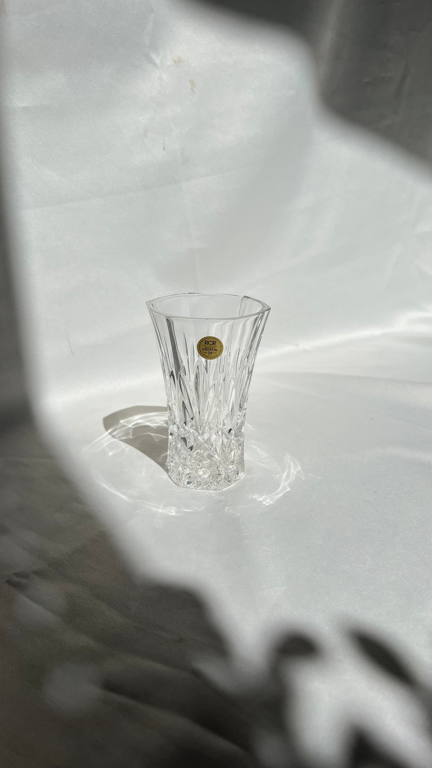 Italian Crystal Vase | אגרטל קריסטל איטלקי