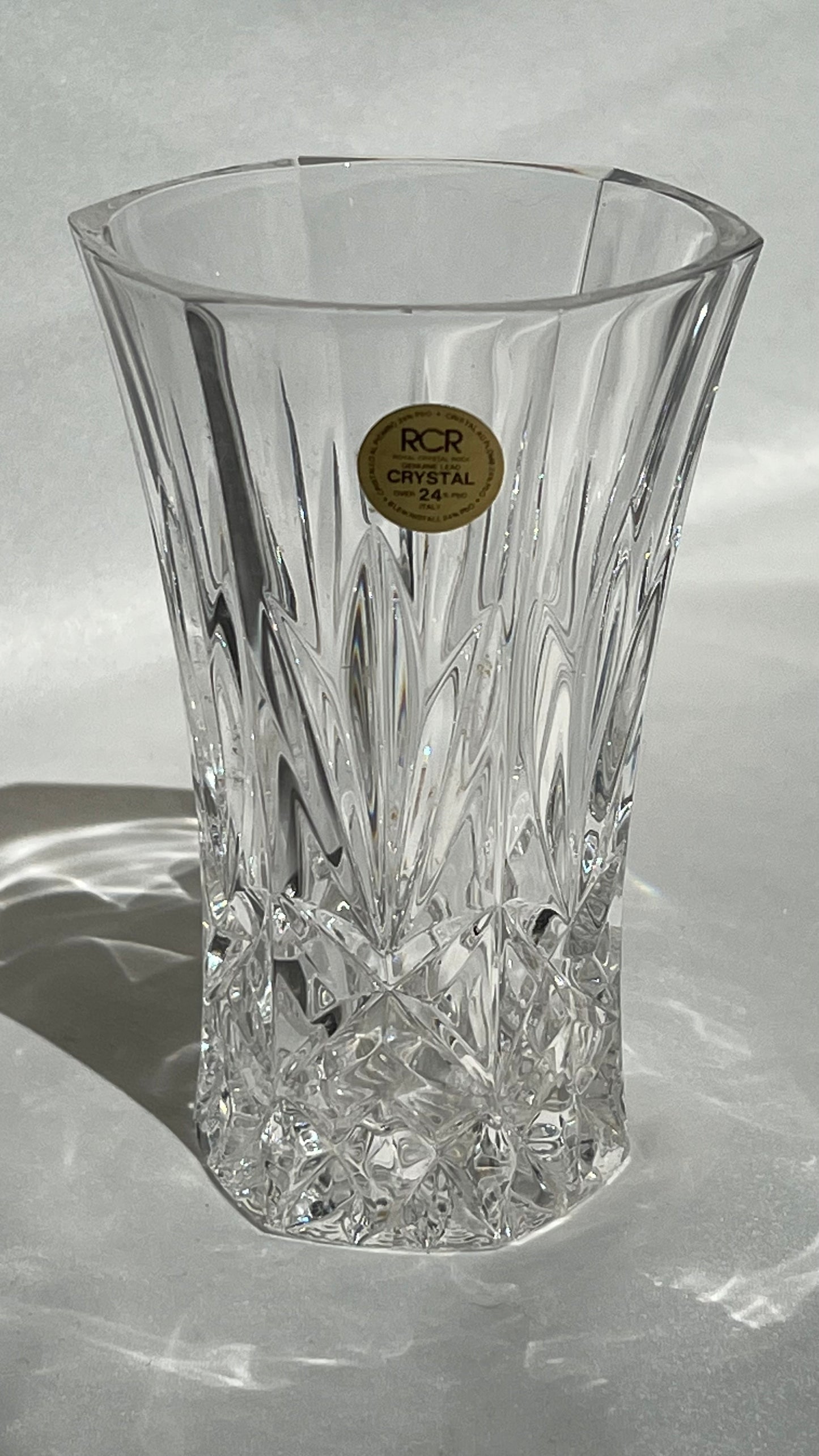 Italian Crystal Vase | אגרטל קריסטל איטלקי