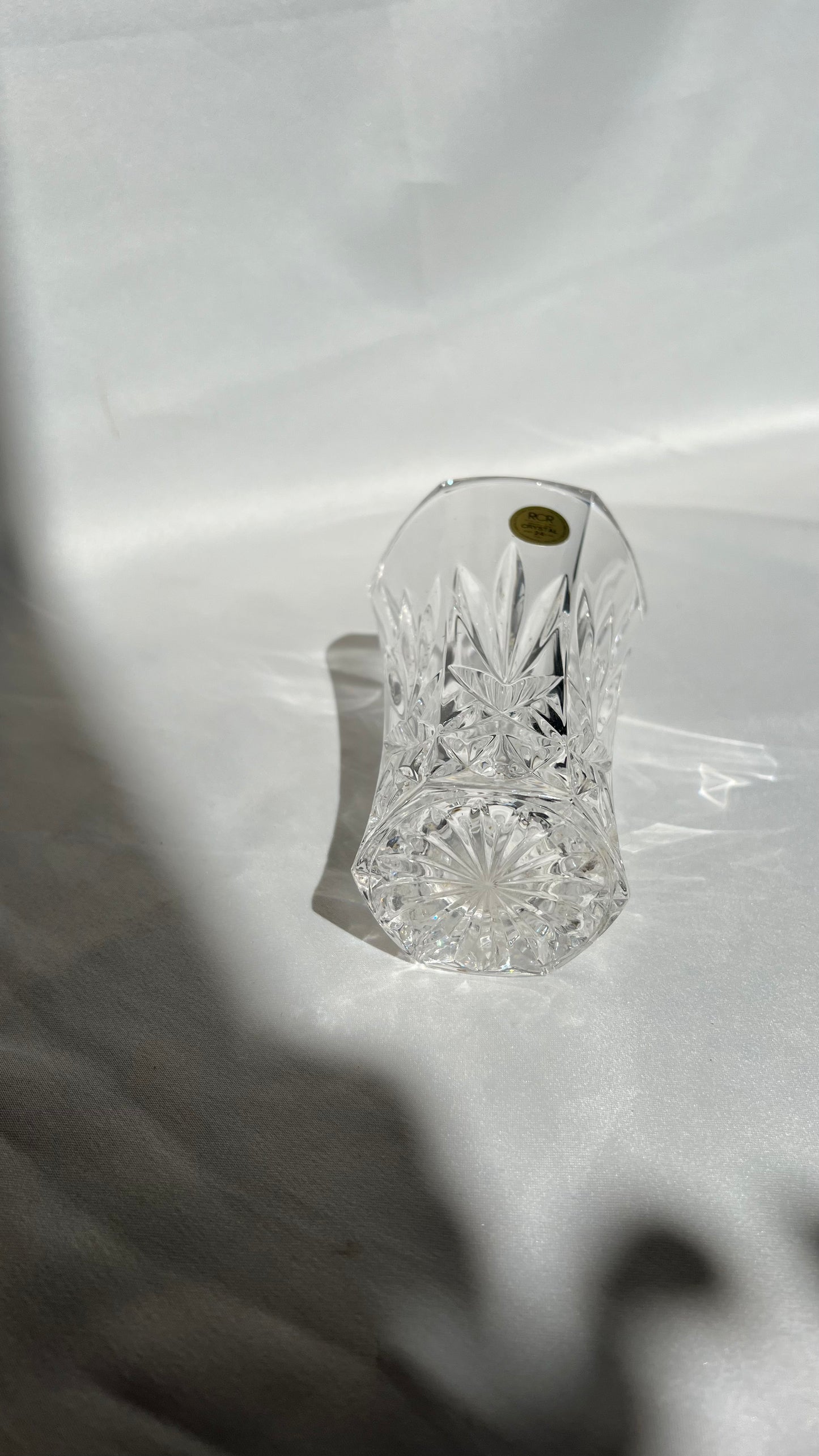 Italian Crystal Vase | אגרטל קריסטל איטלקי