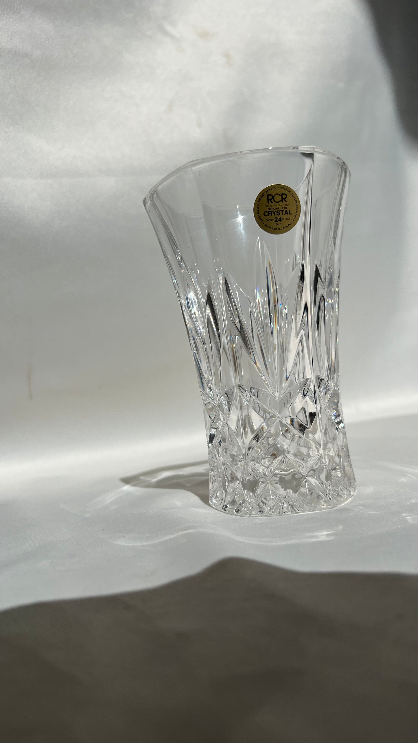 Italian Crystal Vase | אגרטל קריסטל איטלקי