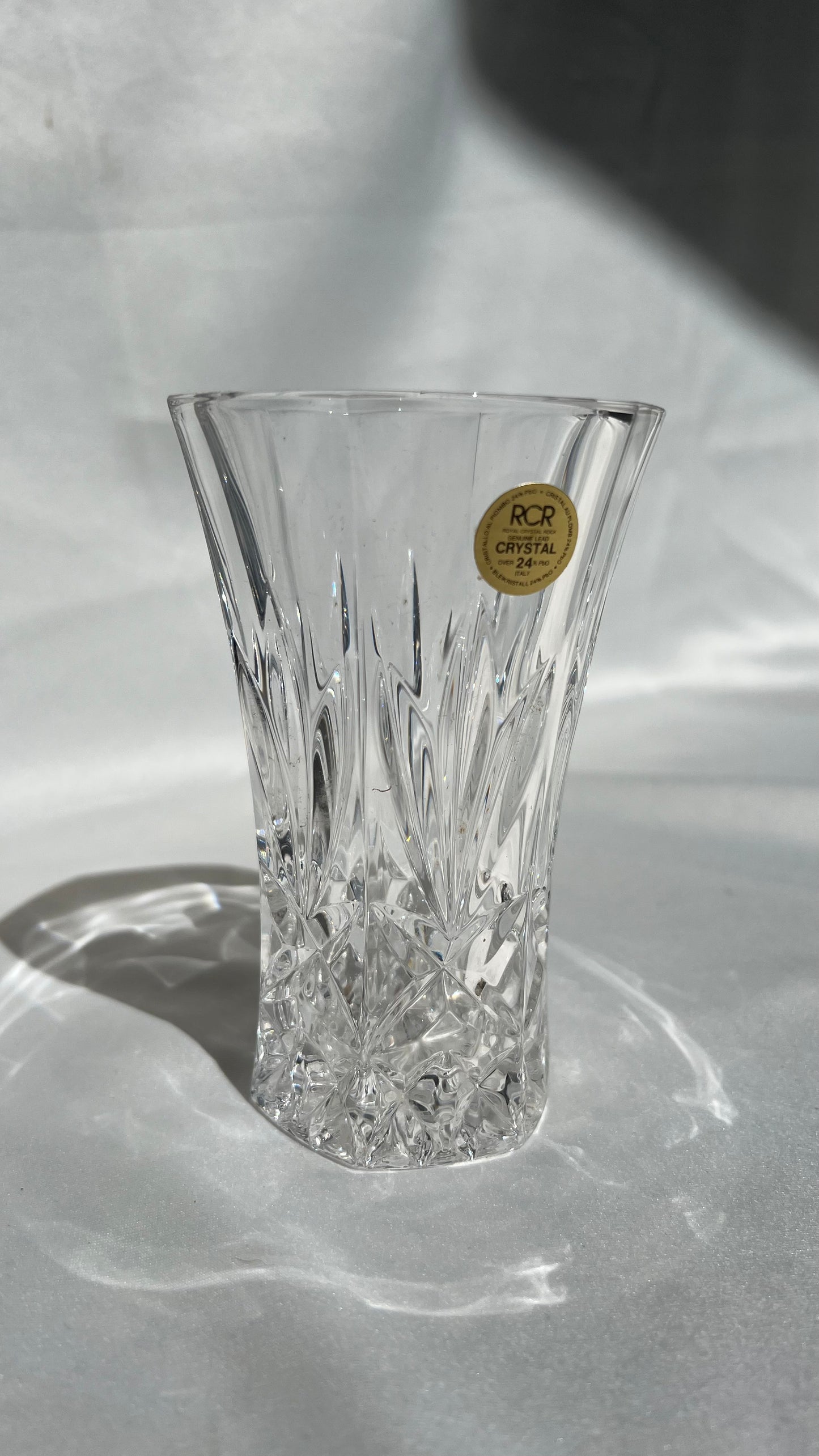 Italian Crystal Vase | אגרטל קריסטל איטלקי