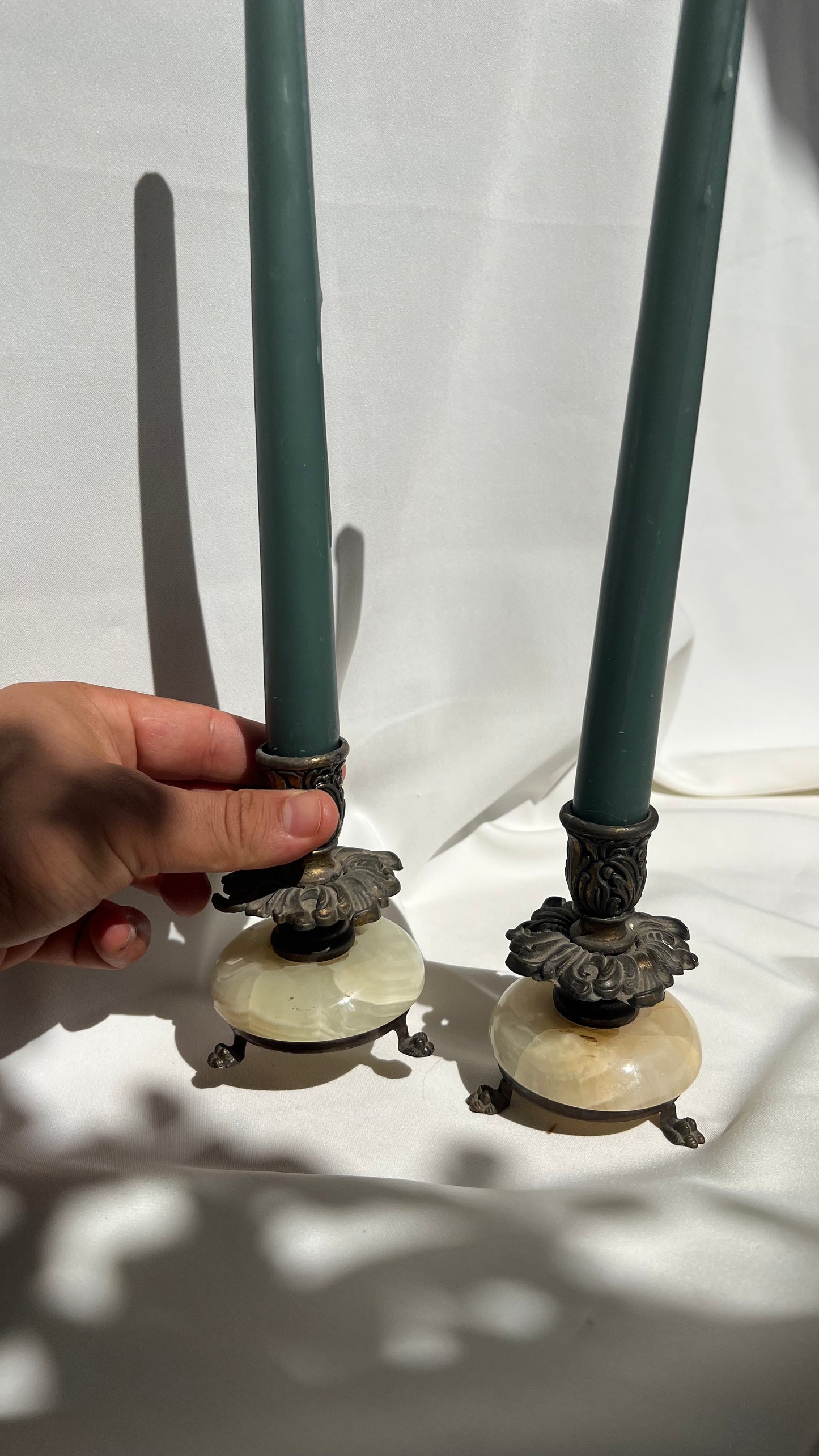 Onyx candlesticks | פמוטי אוניקס