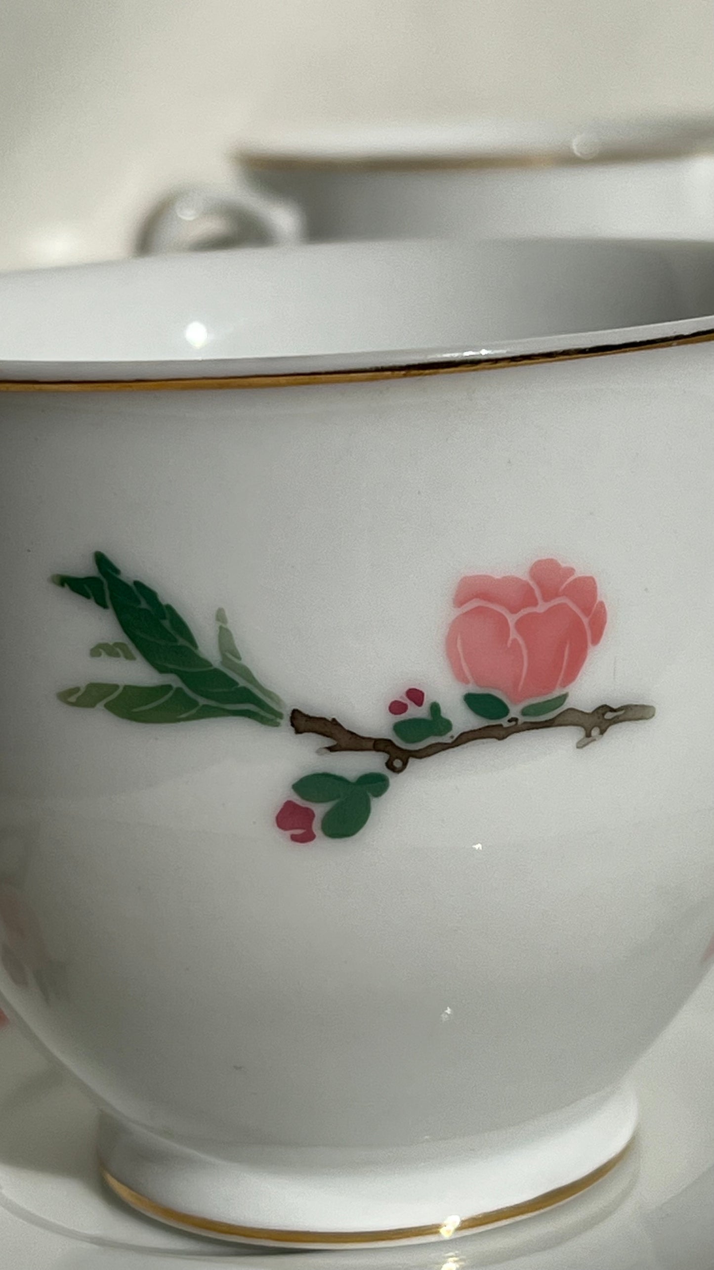 שישיית כוסות פרחוניות | Six floral cups